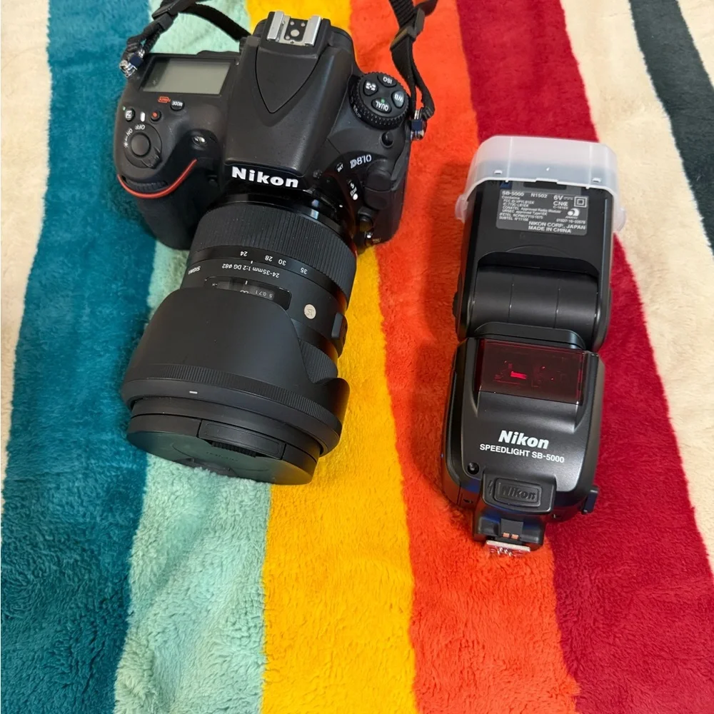 Nikon Black Digital Camera with Advanced Features and Textured Grip